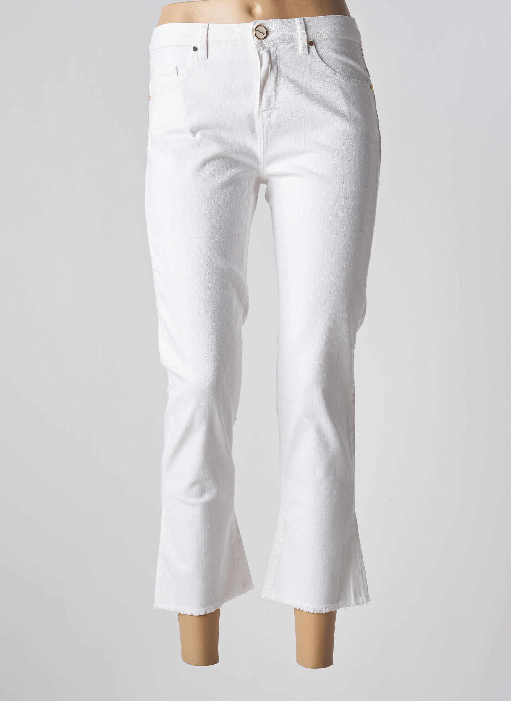 Bootcut džinsai normala dydis normala dydis baltas PINKO moteris