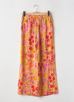Platus kelnes krepos audinys aukšta talija rožinė WEEKEND MAXMARA moteris