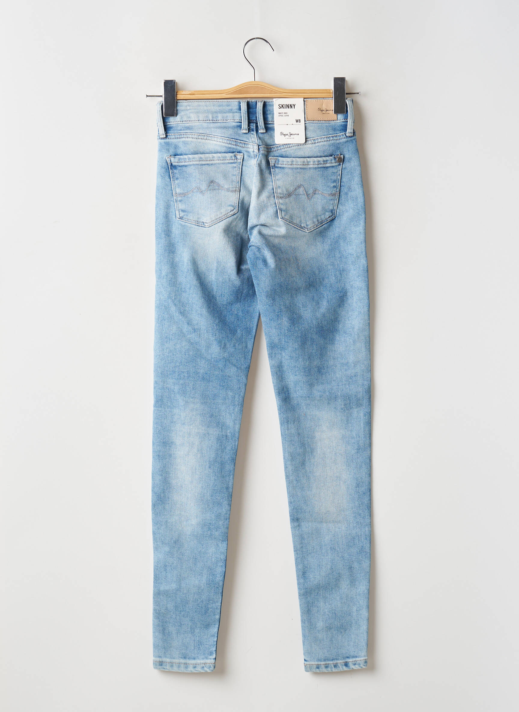 Lieknos džinsai normala dydis normala dydis mėlyna PEPE JEANS moteris