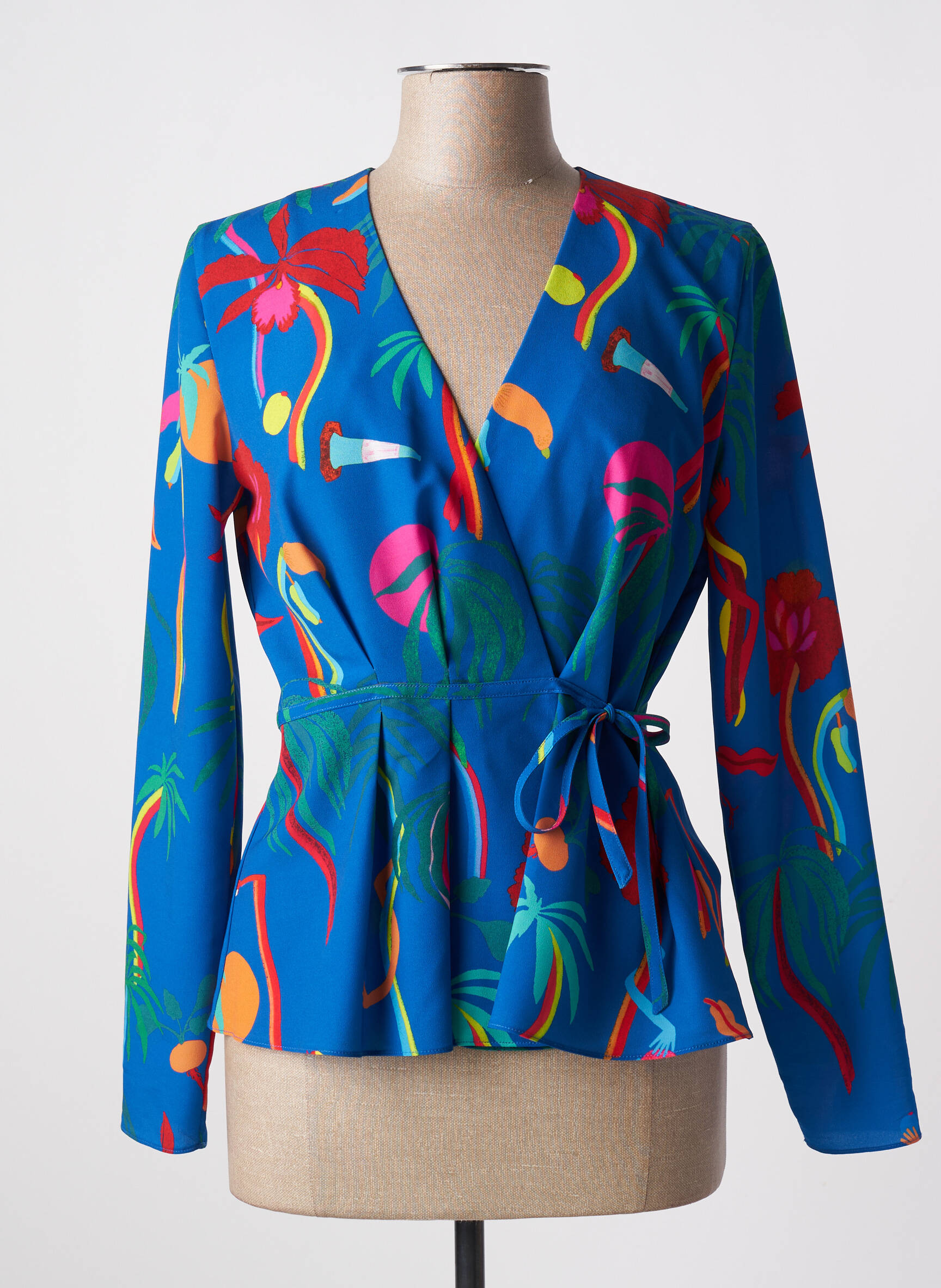Kardiganas su užsegimu centrinė iškirptė mėlyna PAUL SMITH moteris