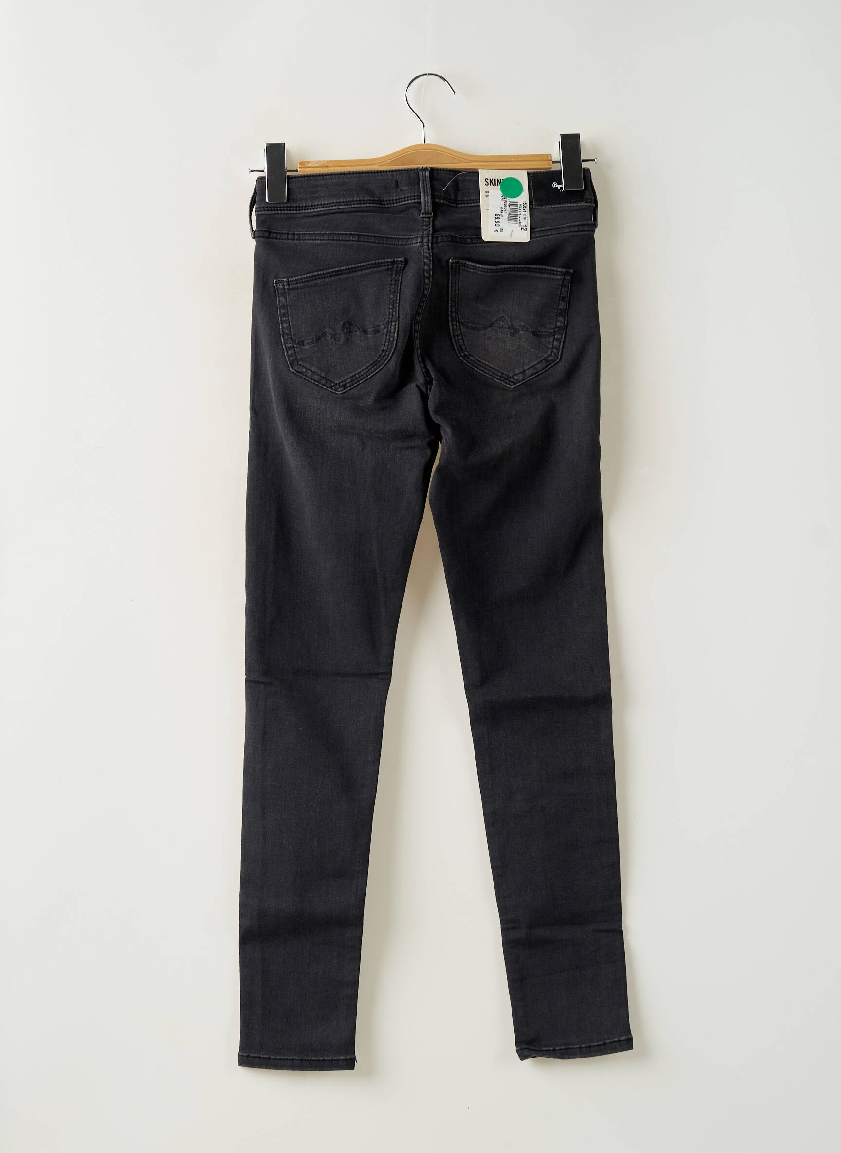 Lieknos džinsai kišenės pilka PEPE JEANS mergina