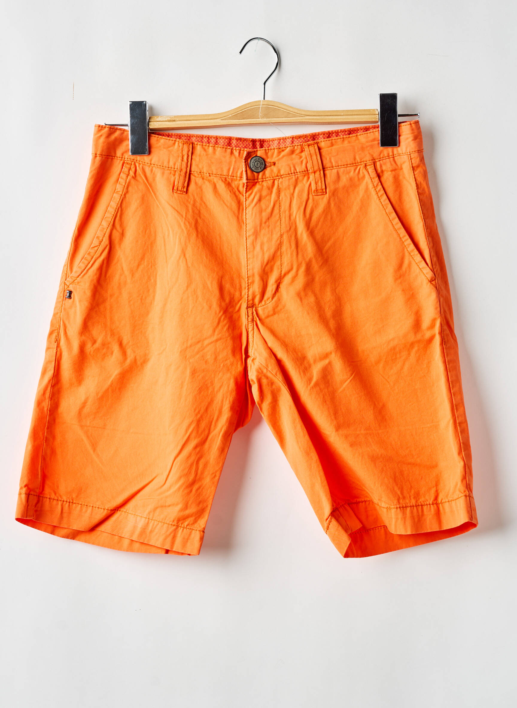 Bermudas tiesi kirpimas normala dydis oranžinė RECYCLED ART WORLD vyras