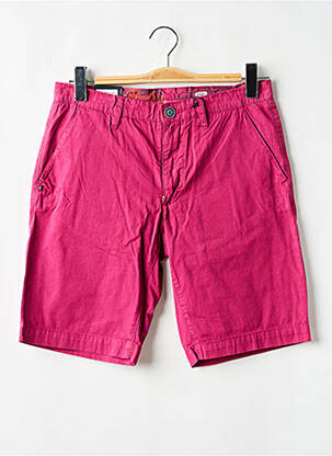 Bermudas popelinos audinys, kuris pasižymi lygiu ir tankiu paviršiumi. normala dydis rožinė RECYCLED ART WORLD vyras