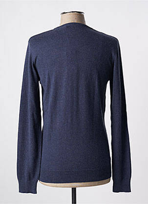 Megztinis tamprumas ilgos rankovės mėlyna KNOWLEDGE COTTON APPAREL vyras