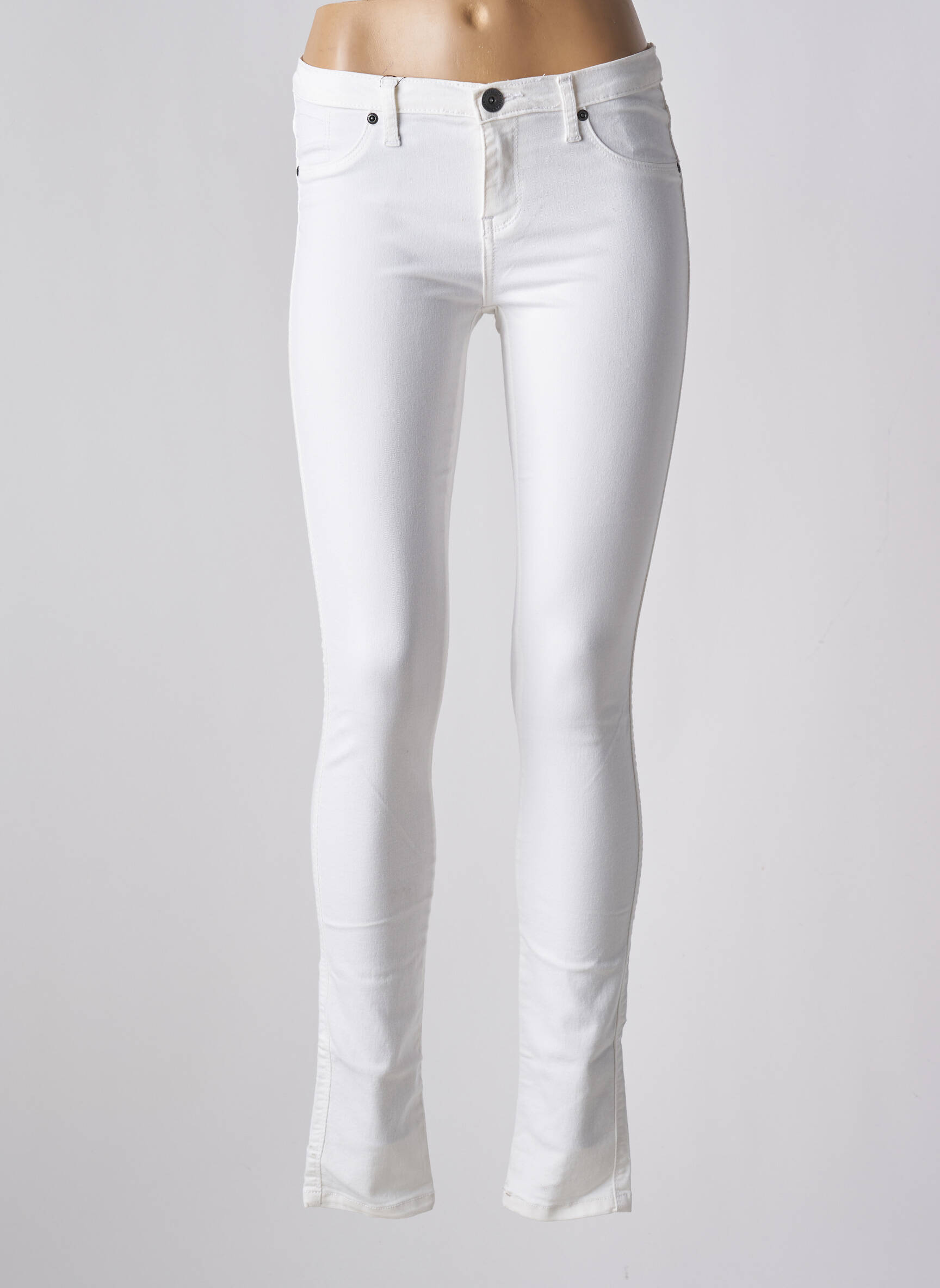 Lieknos kelnės kišenės baltas DR DENIM moteris