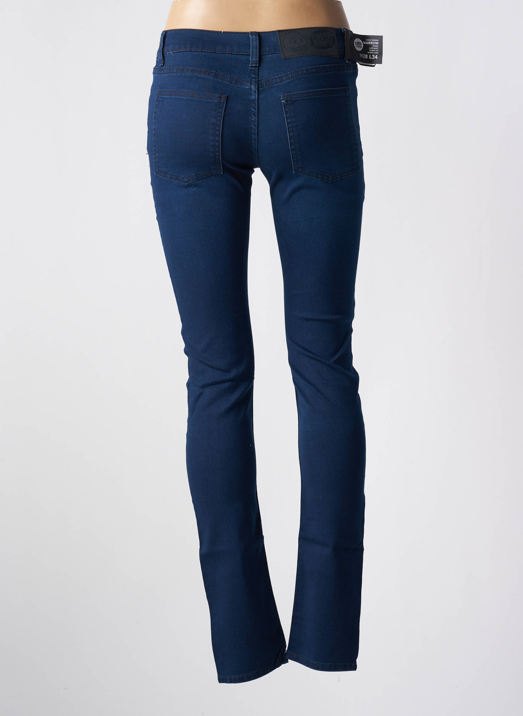 Lieknos džinsai kišenės mėlyna CHEAP MONDAY moteris