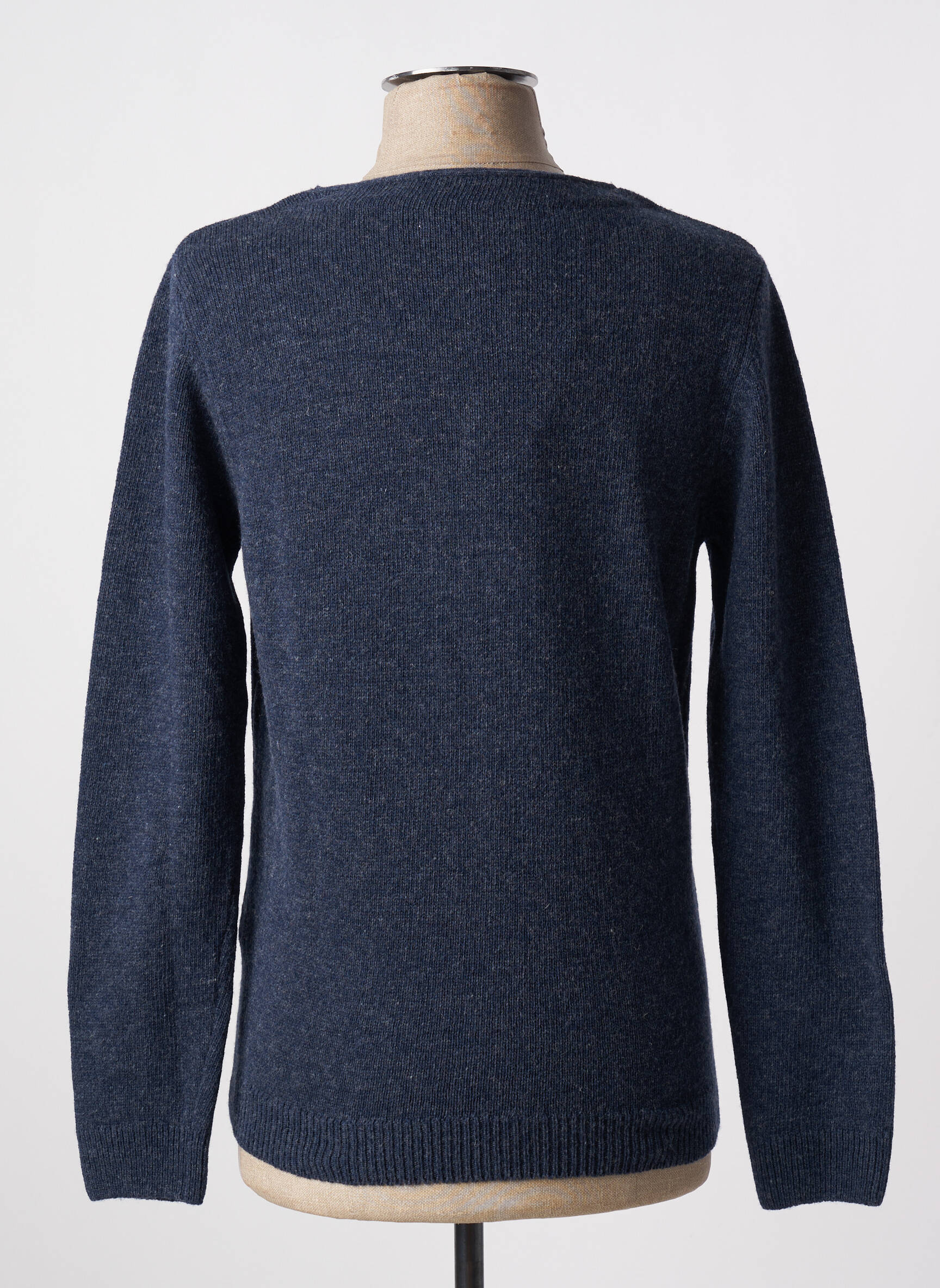 Ilgų rankovių liemenė col v mėlyna KNOWLEDGE COTTON APPAREL vyras