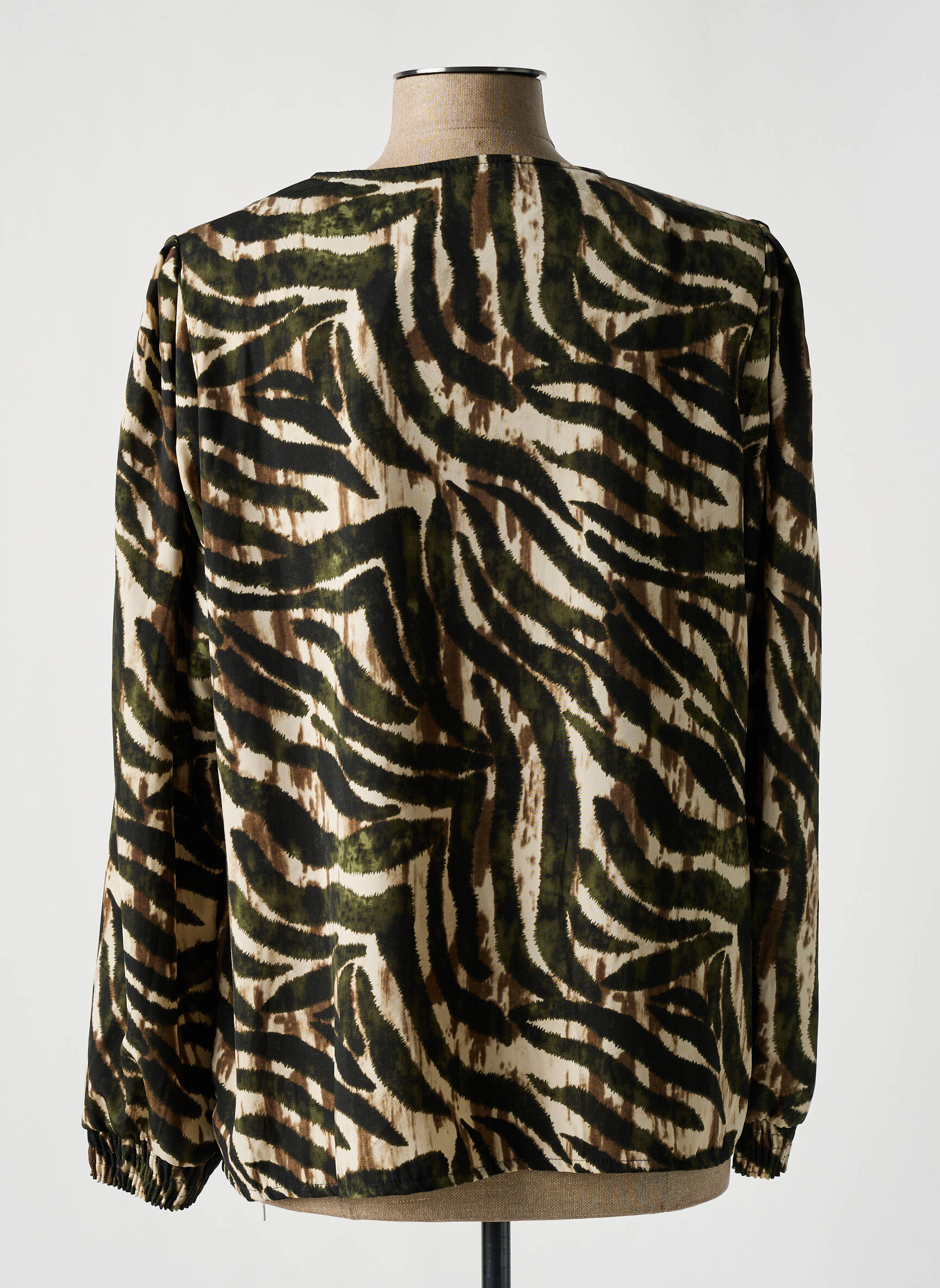 Bluzonai ilgos rankovės ilgos rankovės žalias GEISHA moteris