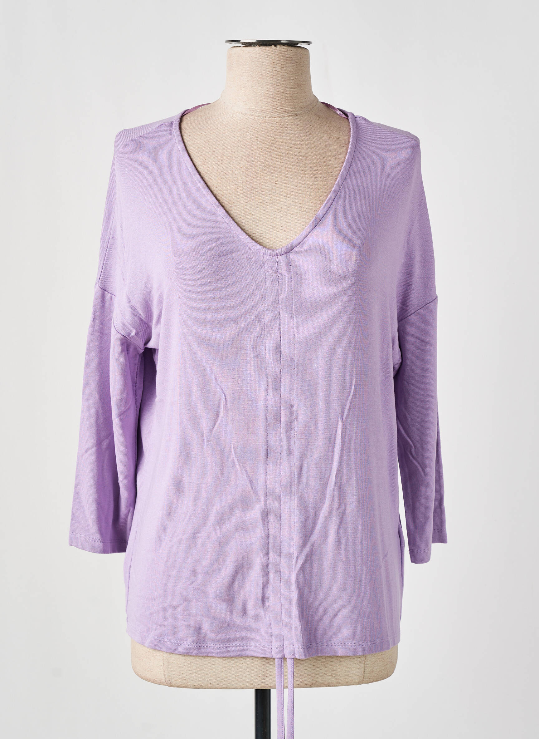Viršūnė tamprumas 3/4 rankovės violetinis STREET ONE moteris