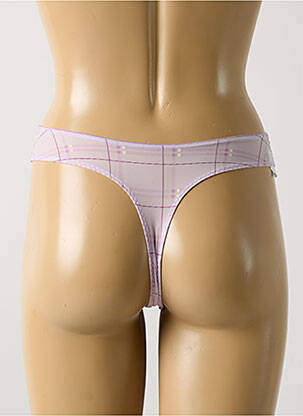 Tanga satino efektas violetinis MARIE JO moteris