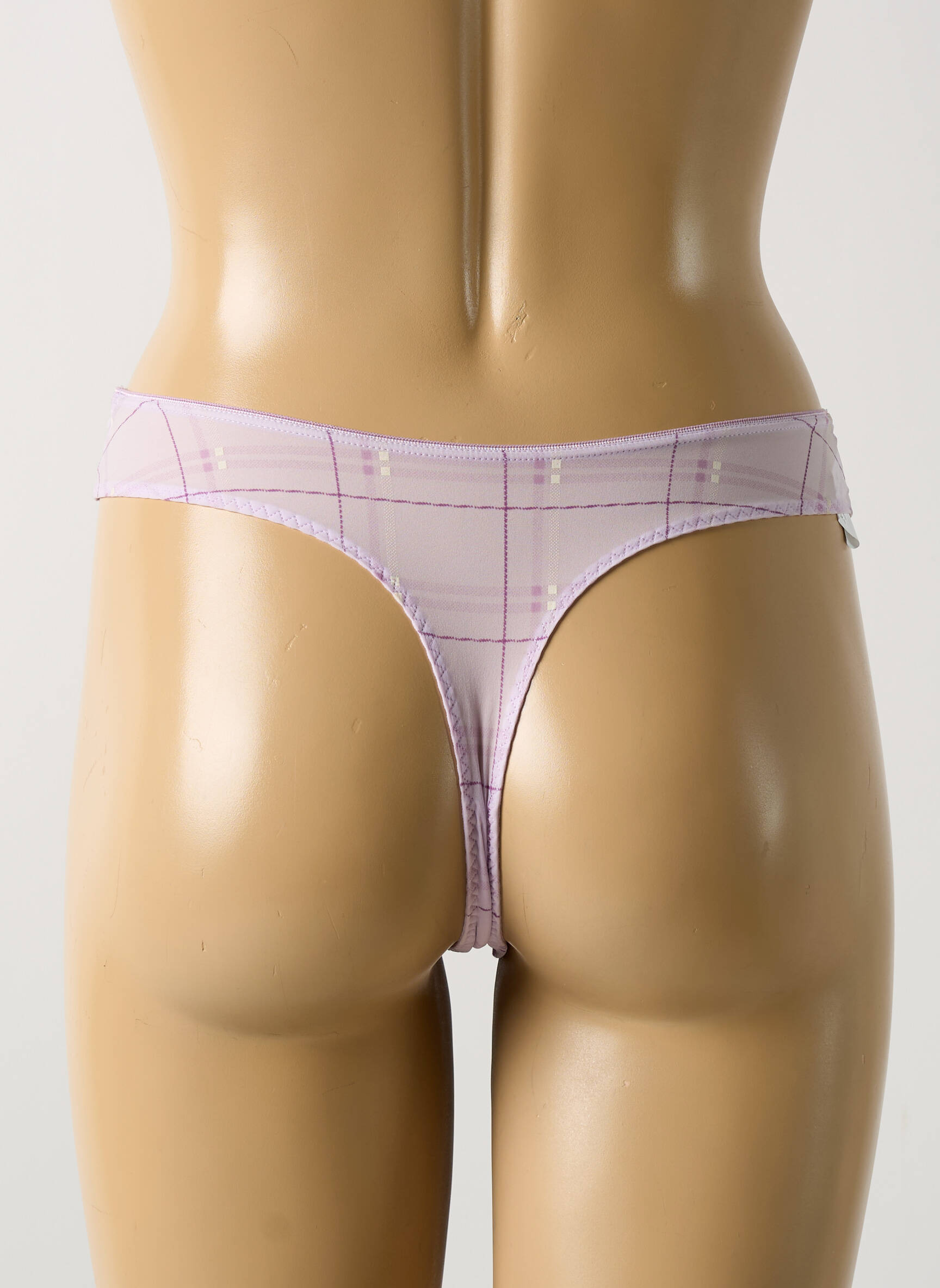 Tanga satino efektas violetinis MARIE JO moteris