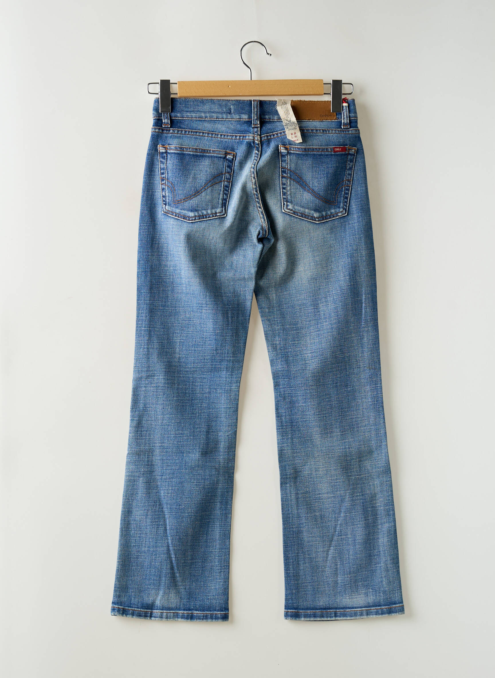 Bootcut džinsai tamprumas maža dydžio mėlyna ONLY moteris