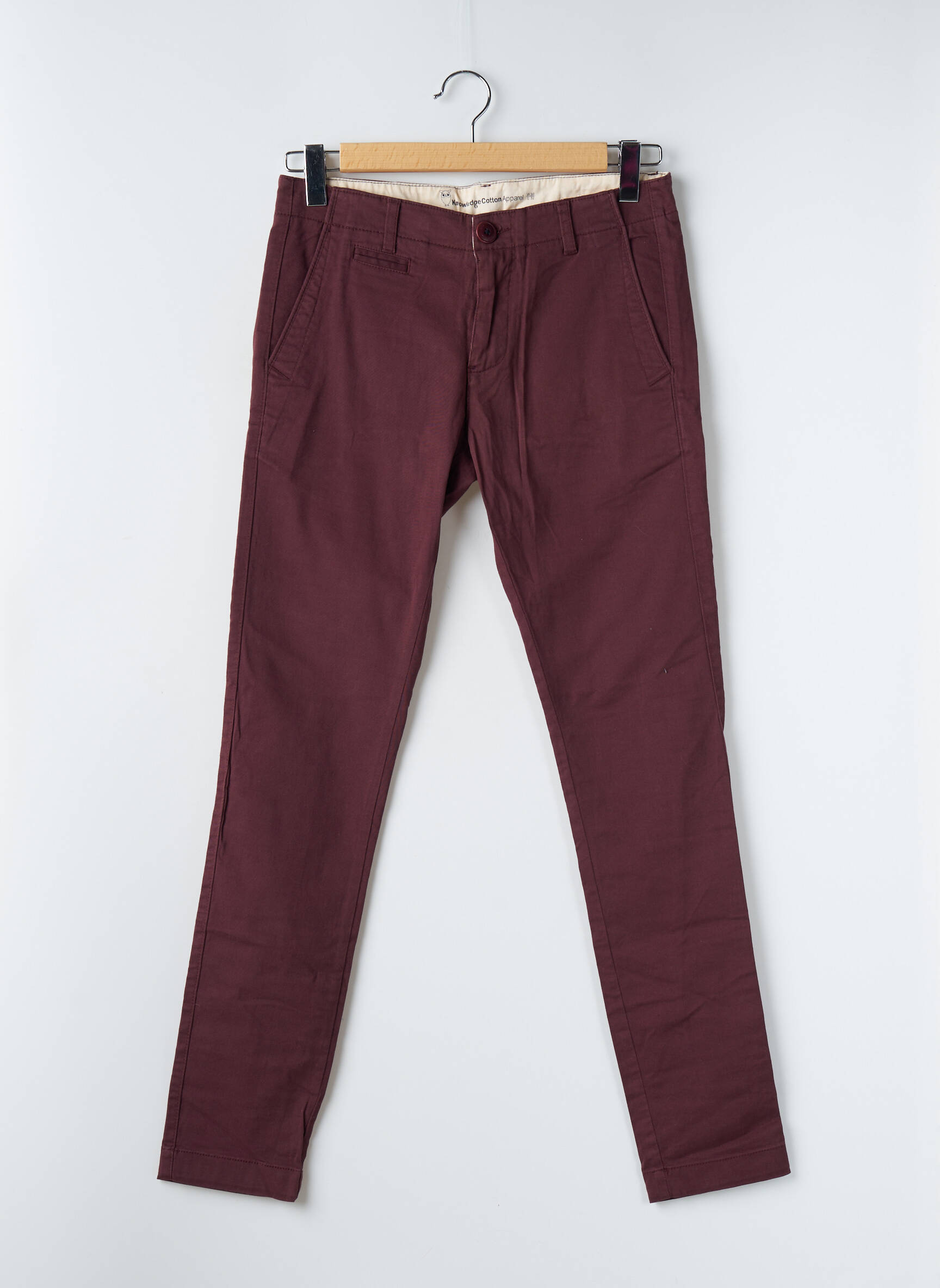 Chino kelnė kišenės violetinis KNOWLEDGE COTTON APPAREL vyras
