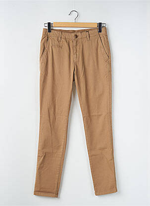 Chino kelnė bio normala dydis rudas KNOWLEDGE COTTON APPAREL vyras