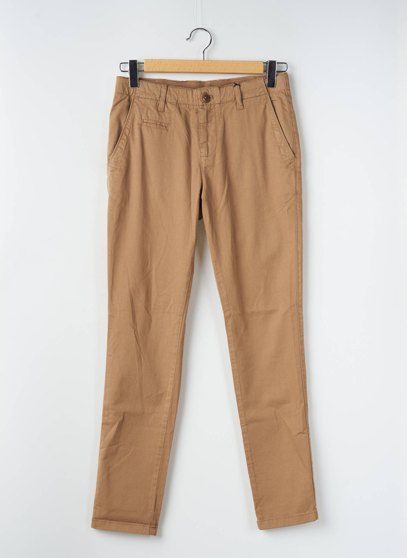 Chino kelnė bio normala dydis rudas KNOWLEDGE COTTON APPAREL vyras