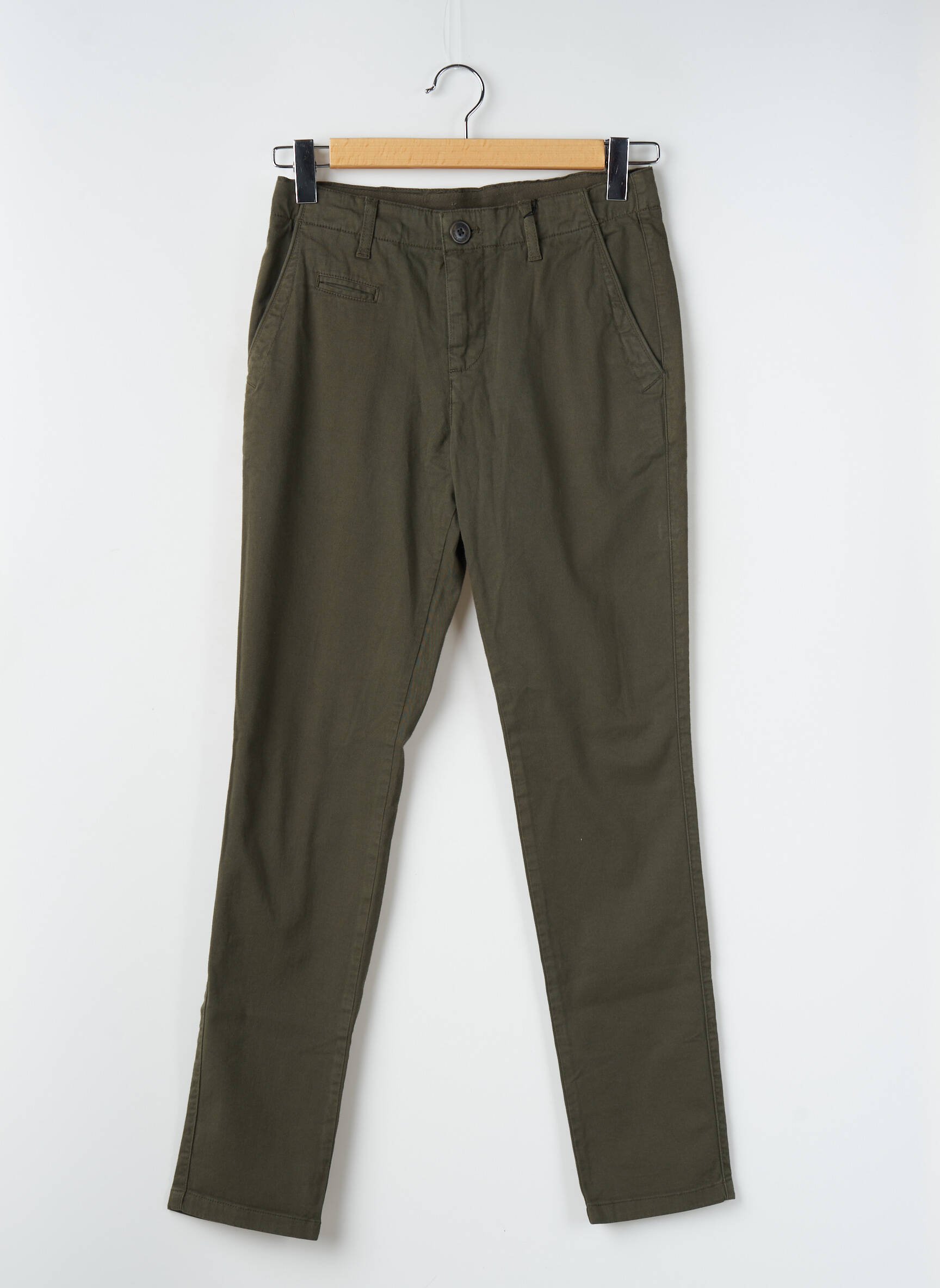 Chino kelnė bio normala dydis tamsiai žalia KNOWLEDGE COTTON APPAREL vyras