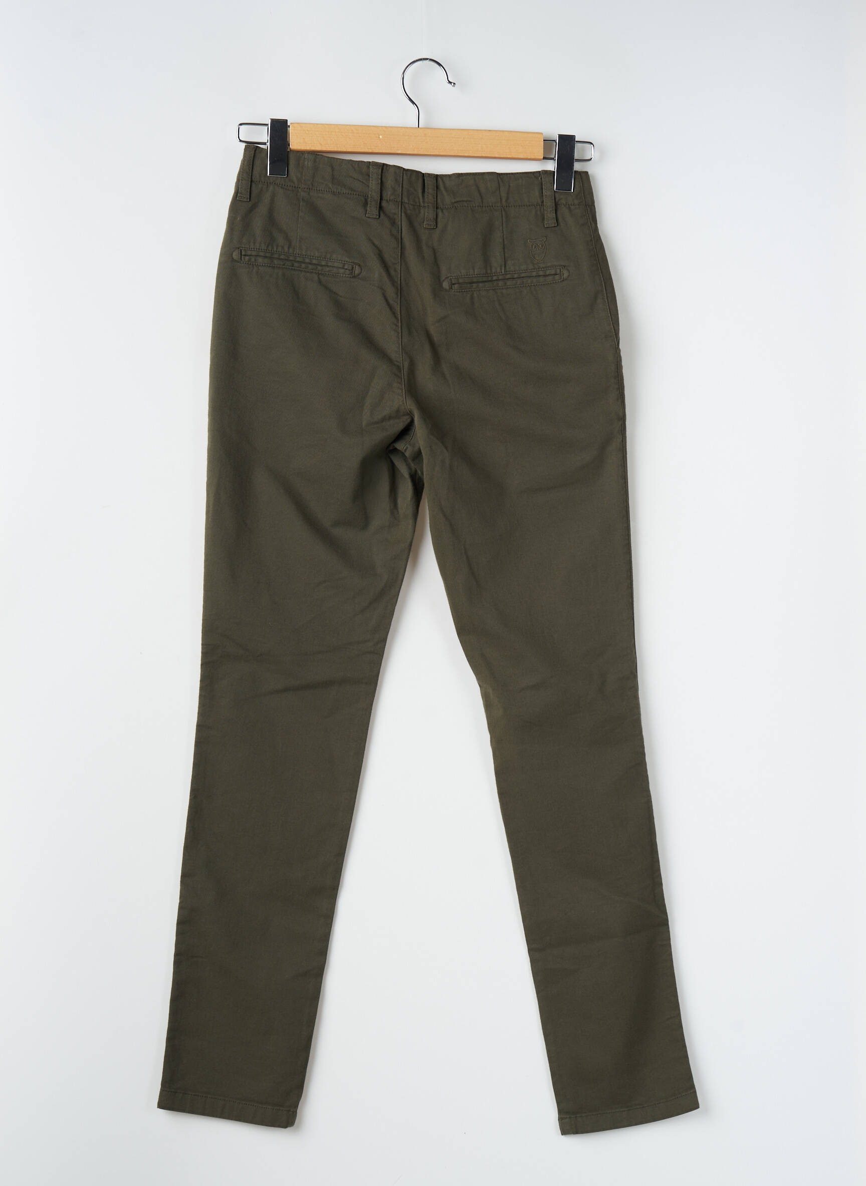 Chino kelnė bio normala dydis tamsiai žalia KNOWLEDGE COTTON APPAREL vyras