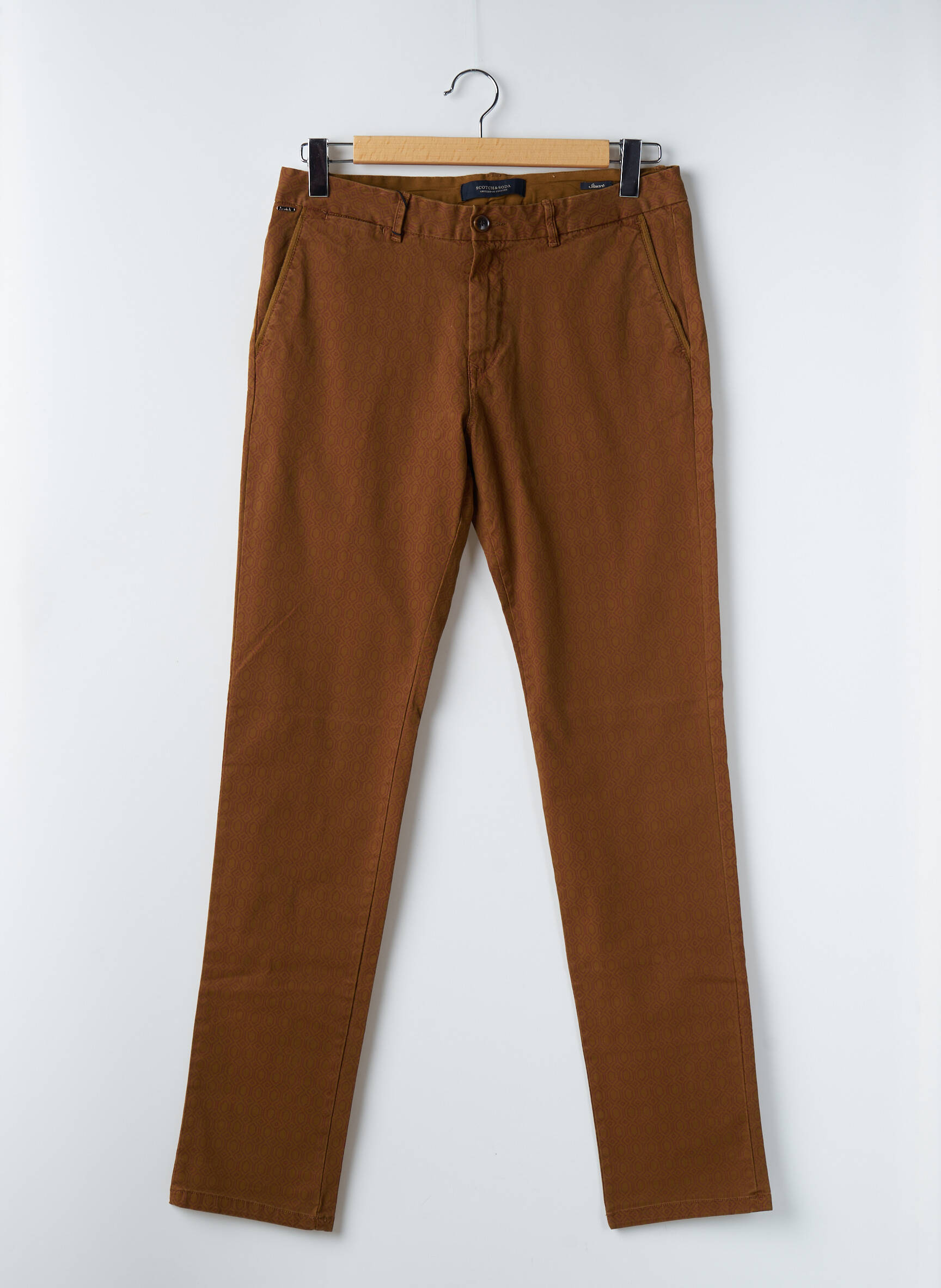 Tiesi kelnė tiesi kirpimas rudas SCOTCH & SODA vyras
