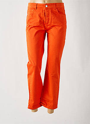 Tiesi kelnė tamprumas normala dydis oranžinė #OOTD moteris