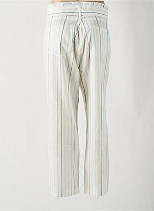 Tiesi kelnė popelinos audinys, kuris pasižymi lygiu ir tankiu paviršiumi. aukšta talija baltas FREEMAN T.PORTER moteris