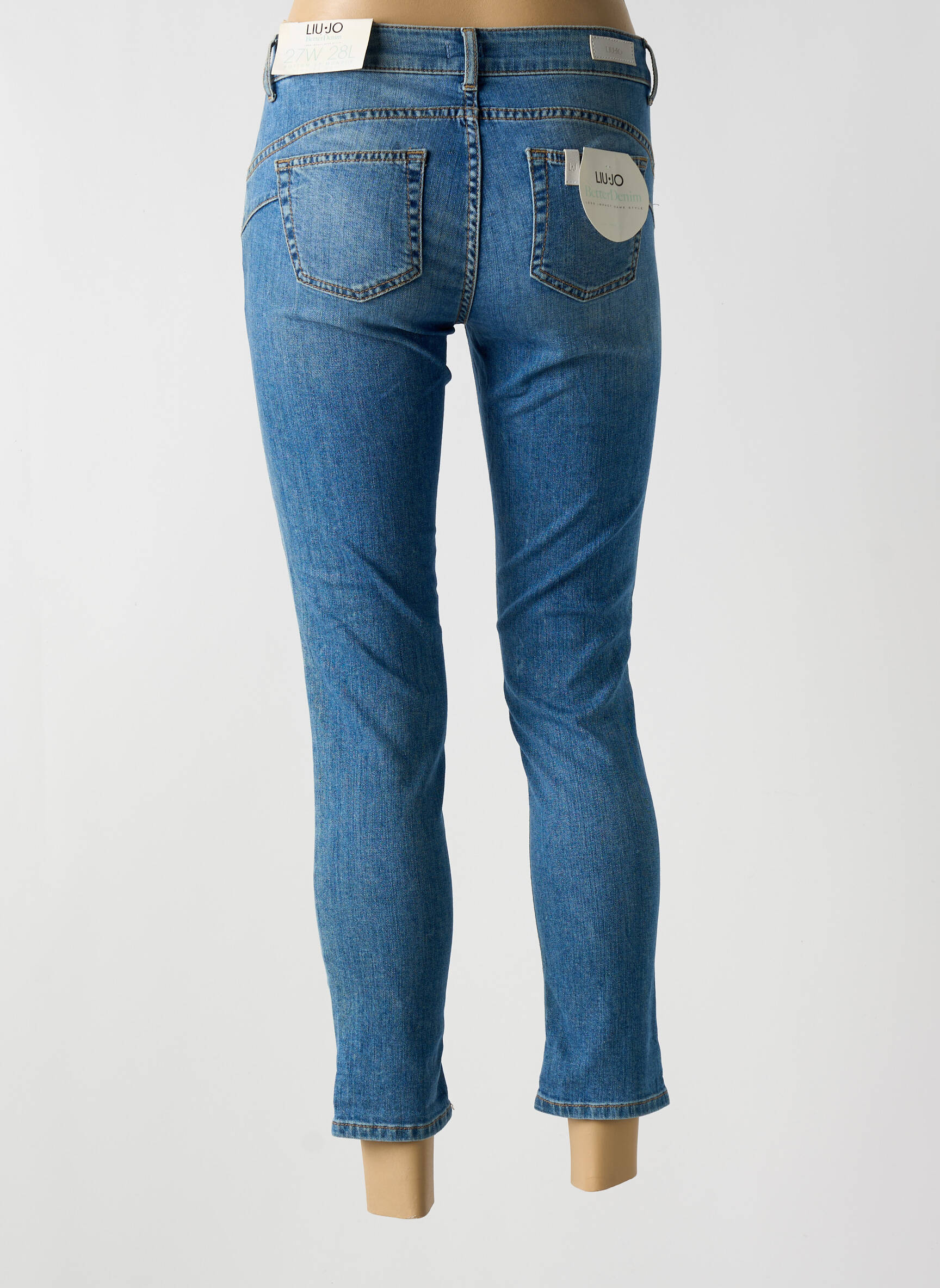 Lieknos džinsai normala dydis normala dydis mėlyna LIU JO moteris