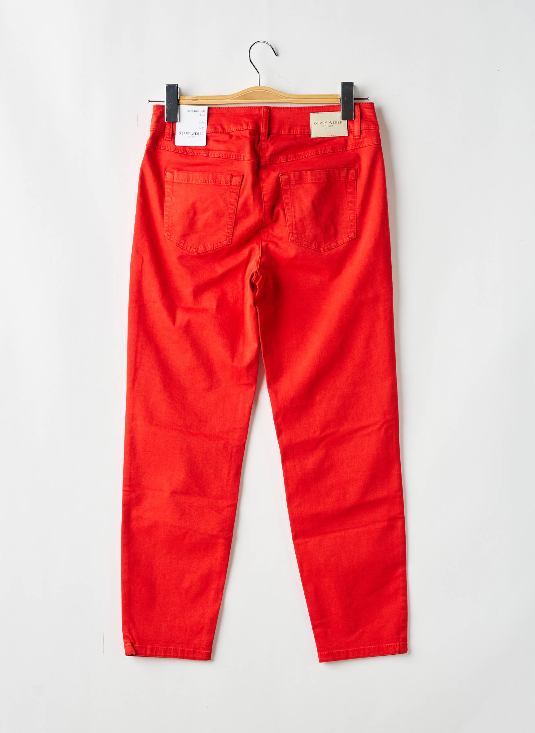7/8 kelnės elastinė dydis raudona GERRY WEBER vyras