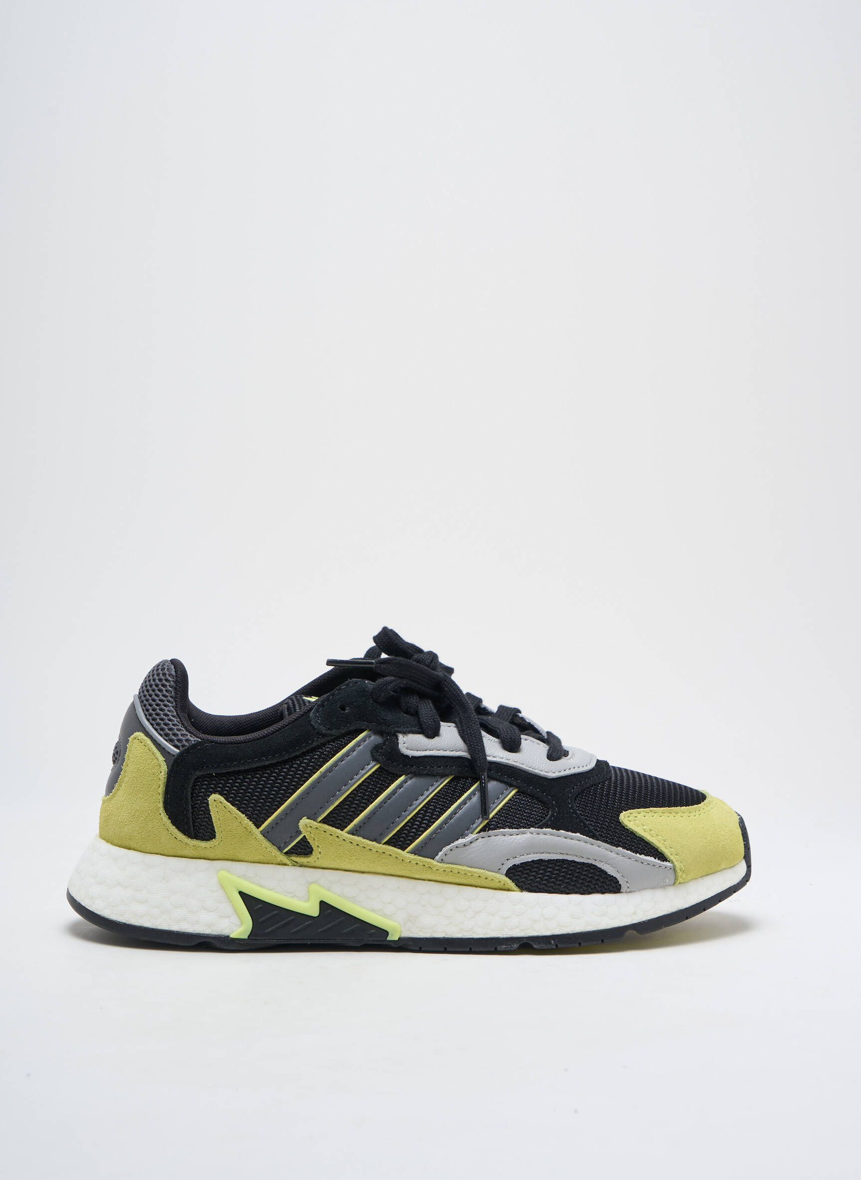 Bėgimo bateliai nubuko audinys apvalus mygtukas žalias ADIDAS vyras