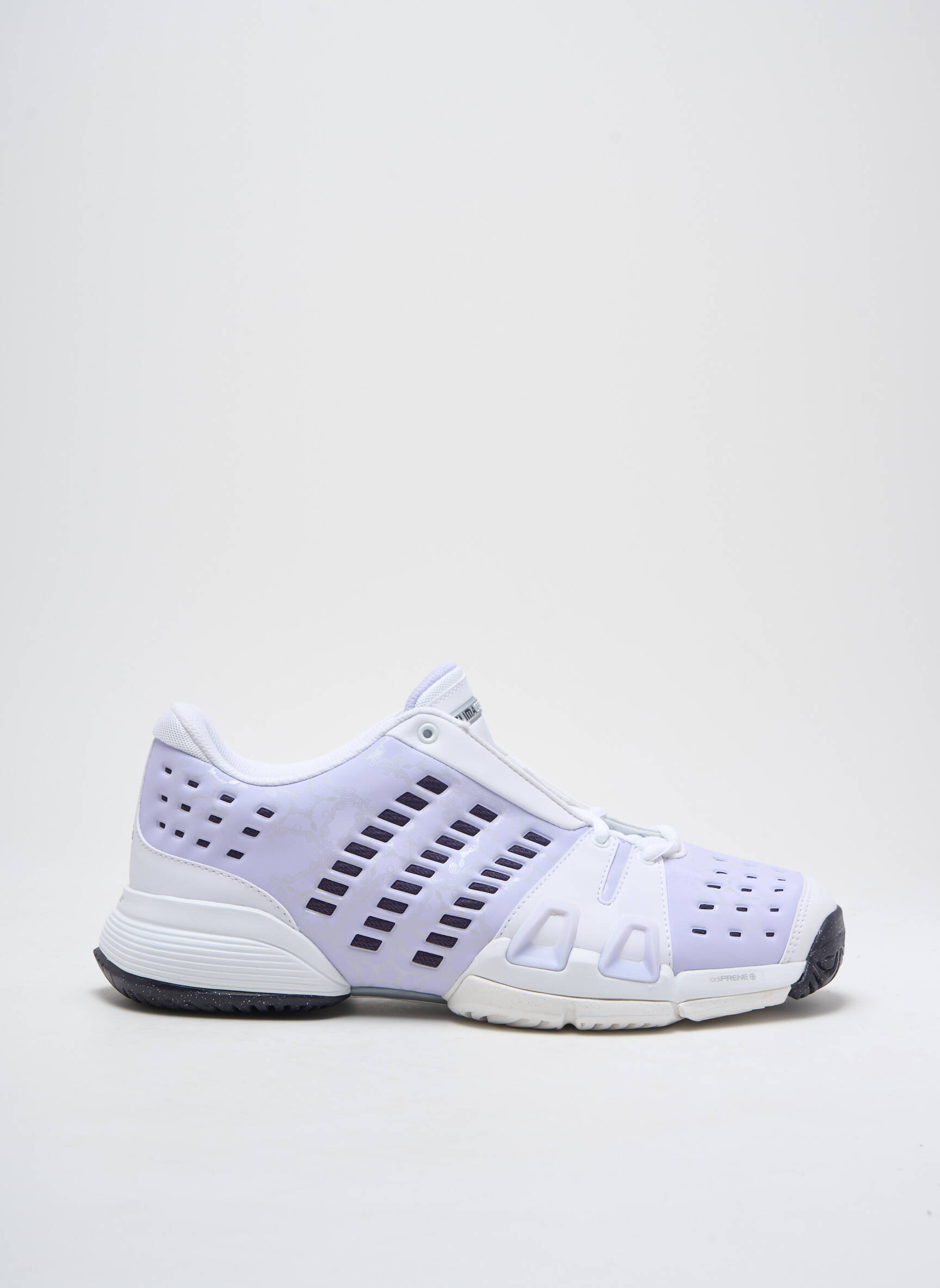 Bėgimo bateliai satino audinys kulnas nuo 4 iki 6 cm violetinis ADIDAS moteris