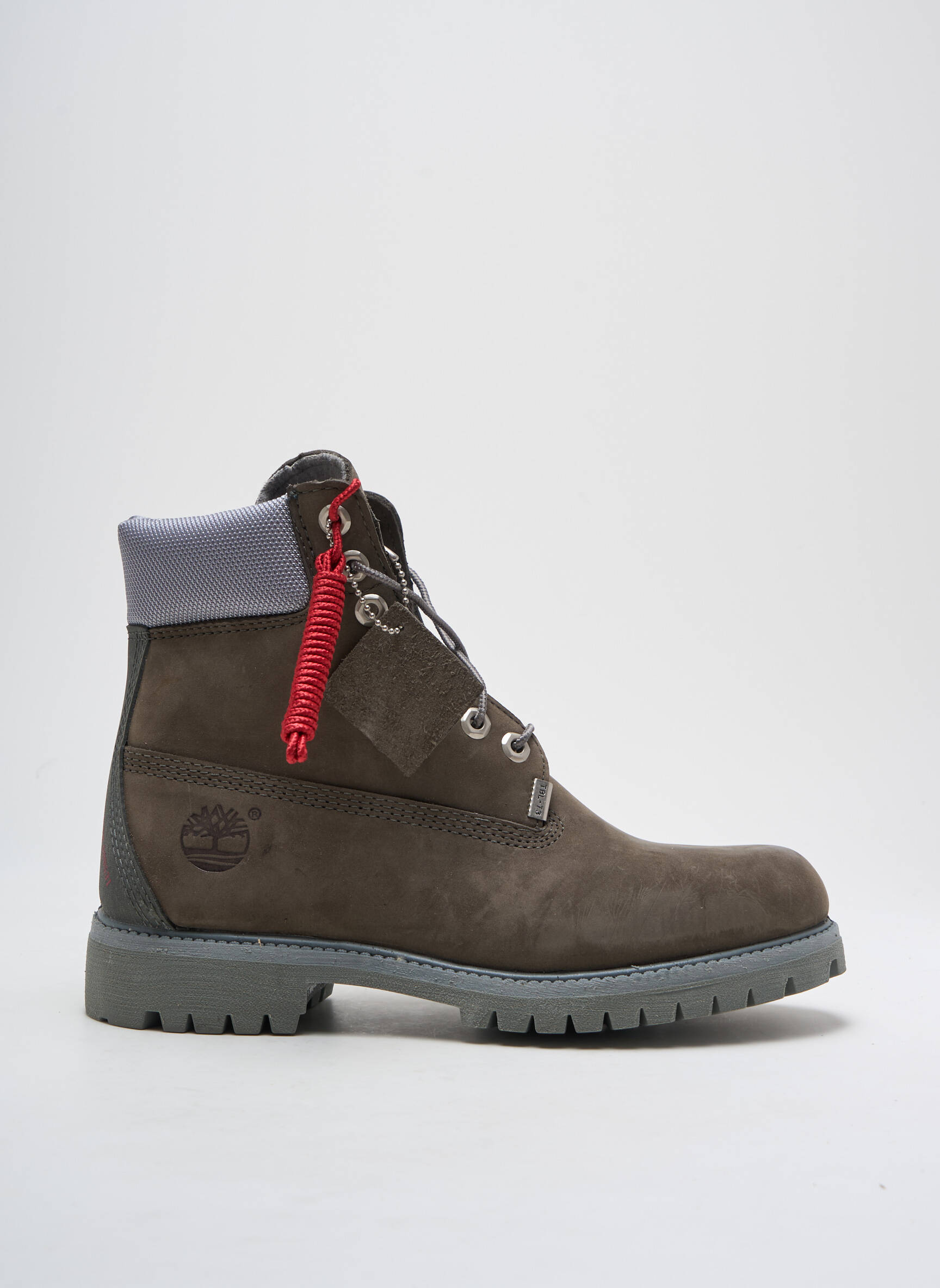 Batai/botai satino audinys žemas kulnas pilka TIMBERLAND vyras