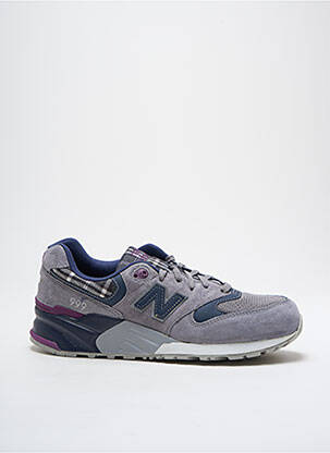 Bėgimo bateliai nubuko audinys kulnas nuo 4 iki 6 cm pilka NEW BALANCE moteris