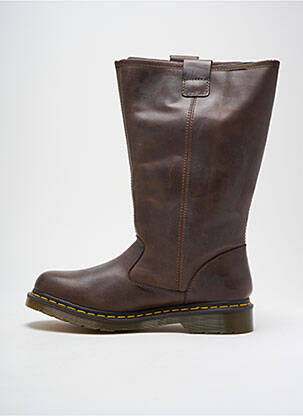 Batai lygus medžiaga plokščias kulnas iki 3 cm rudas DR MARTENS moteris