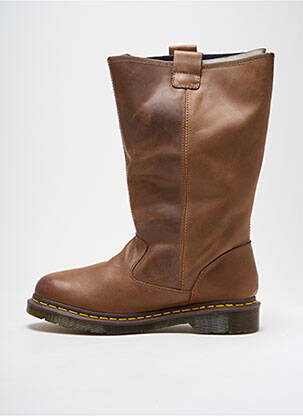 Batai lygus medžiaga plokščias kulnas iki 3 cm šviesiai ruda DR MARTENS moteris