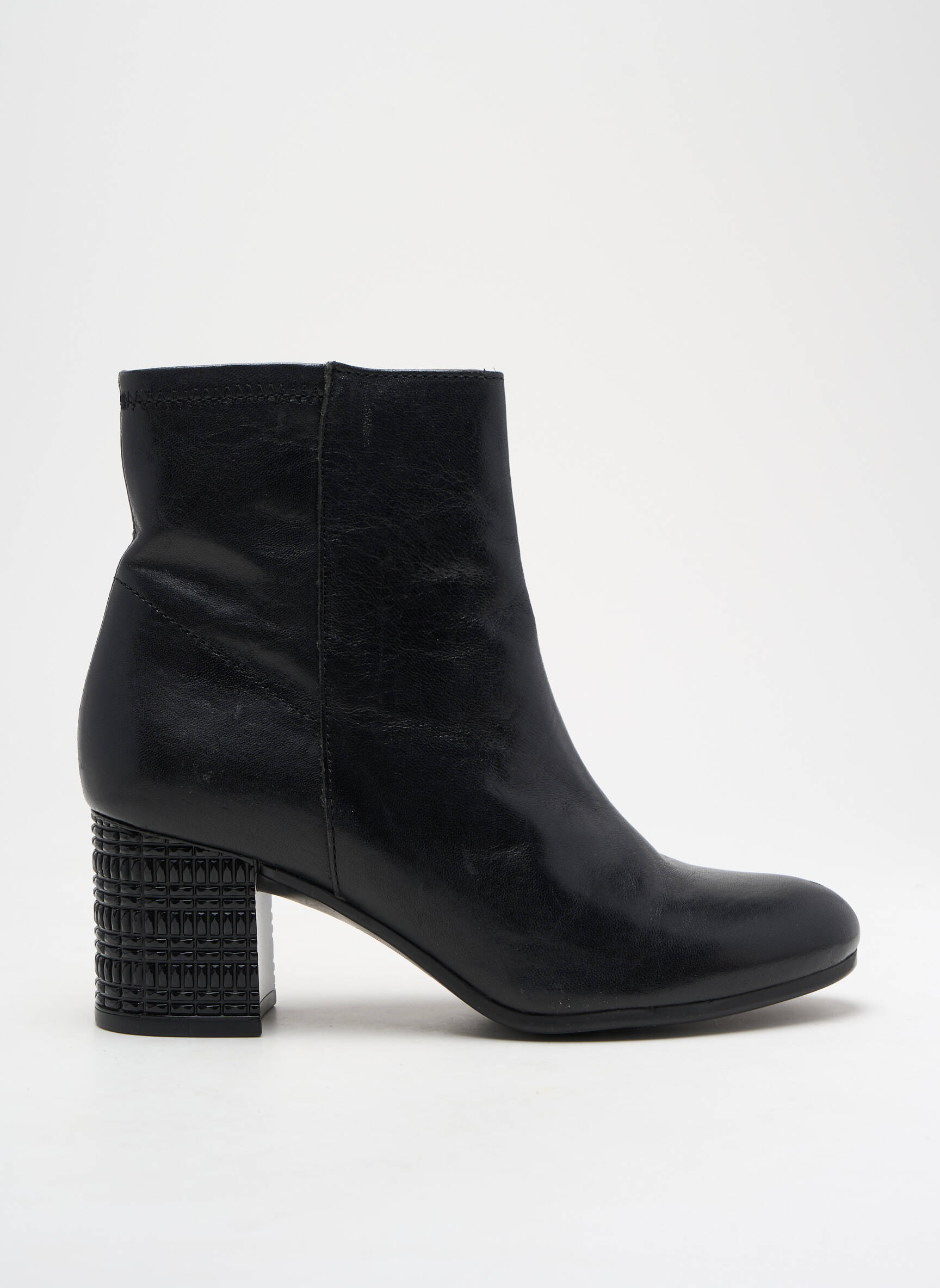 Batai/botai lygus audinys kulnas nuo 4 iki 6 cm juodas MINKA DESIGN moteris