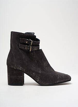Batai/botai satino audinys kulnas nuo 4 iki 6 cm pilka DONNA PIU moteris