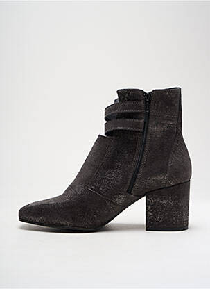 Batai/botai satino audinys kulnas nuo 4 iki 6 cm pilka DONNA PIU moteris