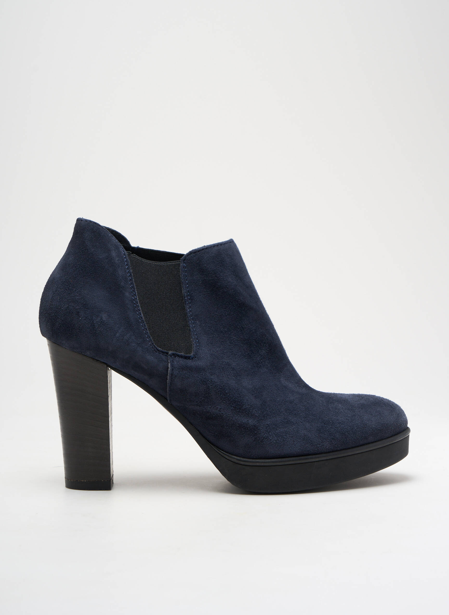 Batai/botai nubuko audinys kulnas nuo 7 iki 9 cm mėlyna DONNA PIU moteris