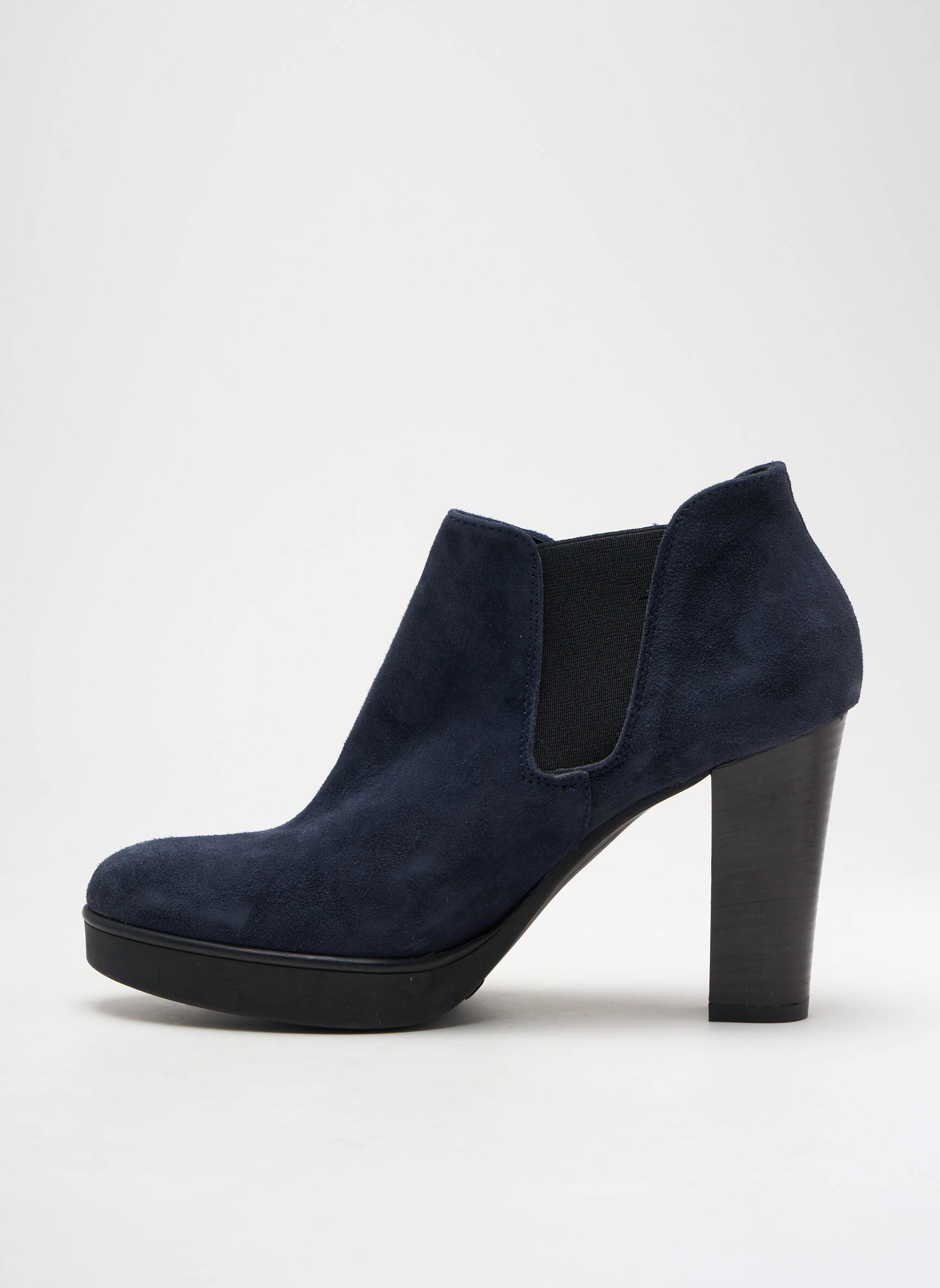Batai/botai nubuko audinys kulnas nuo 7 iki 9 cm mėlyna DONNA PIU moteris