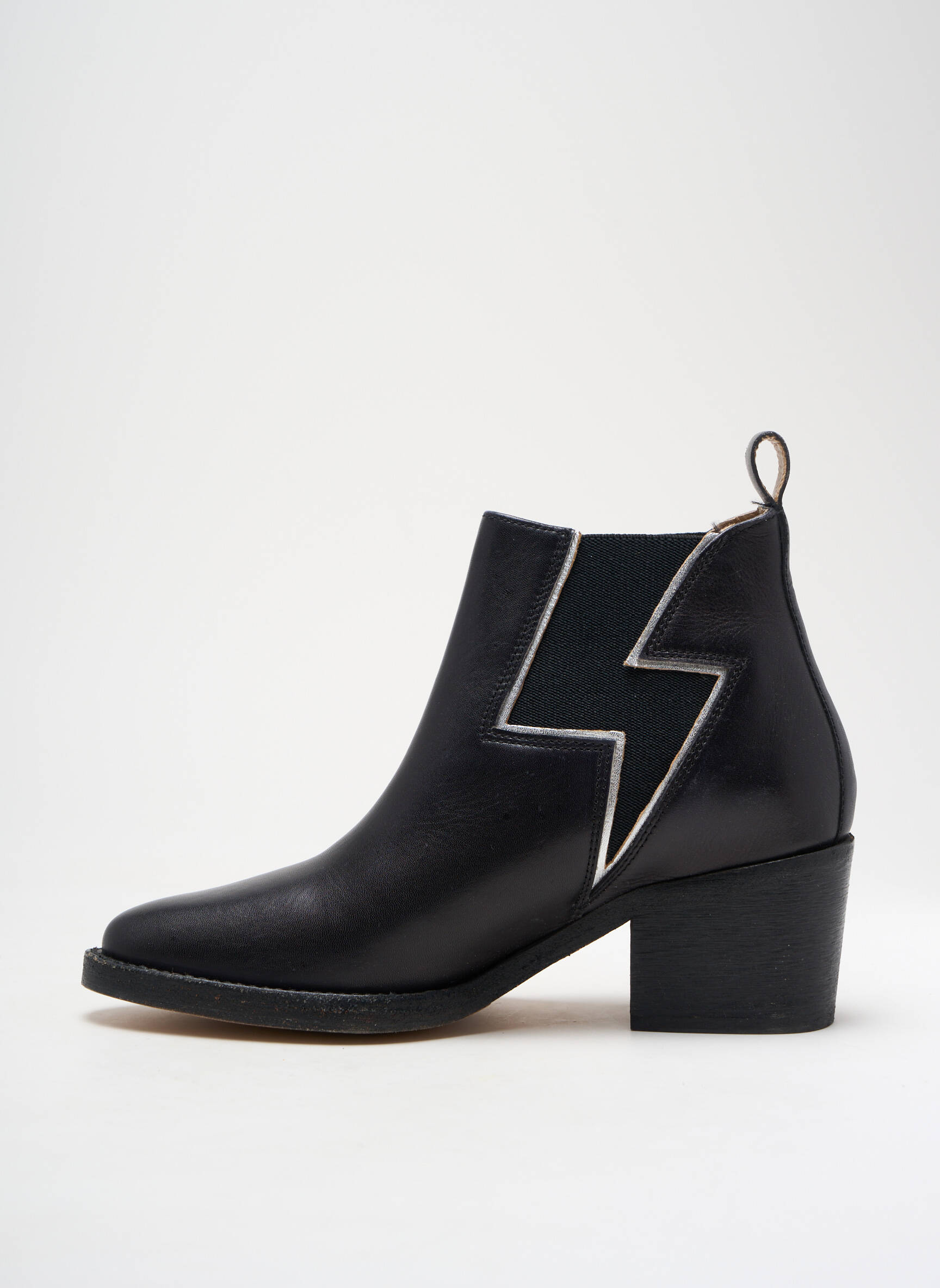 Batai/botai lygus medžiaga kulnas nuo 4 iki 6 cm juodas PALLADIUM moteris