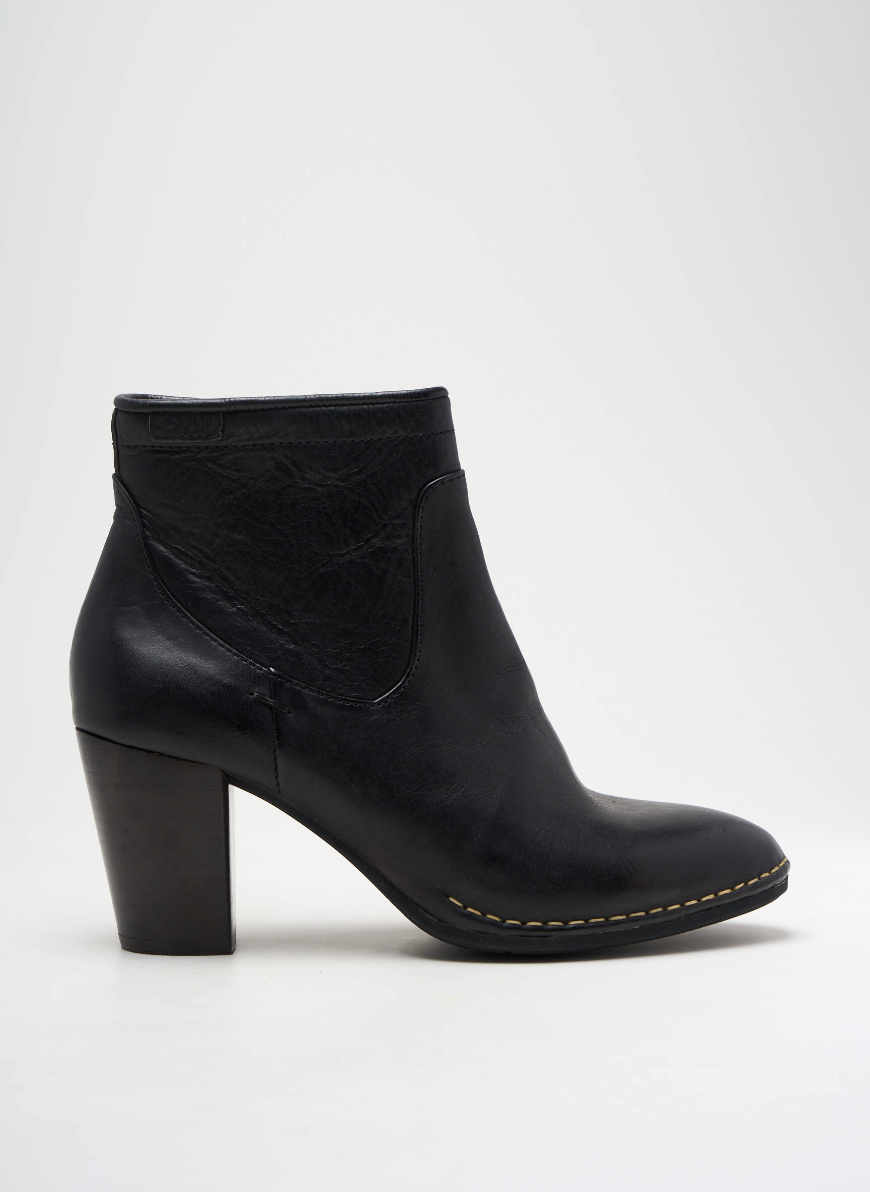 Batai/botai lygus medžiaga kulnas nuo 4 iki 6 cm juodas PALLADIUM moteris