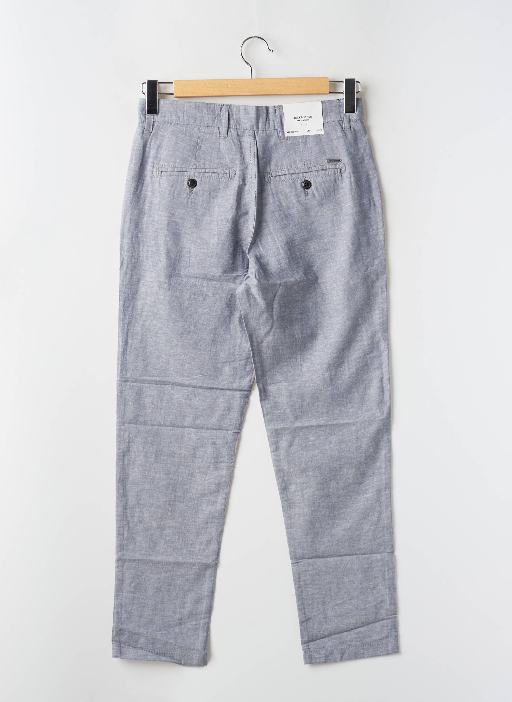Lieknos kelnės chinamas audinys normala dydis mėlyna JACK & JONES vyras