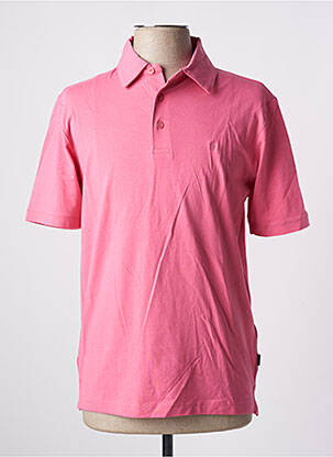 Polo jersey audinys trumpas rankovės rožinė JACK & JONES vyras