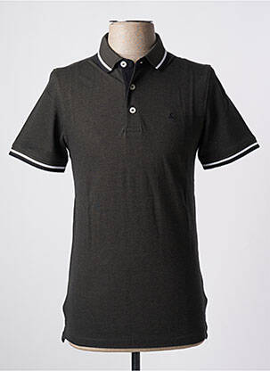Polo tiesi kirpimas trumpas rankovės žalias JACK & JONES vyras