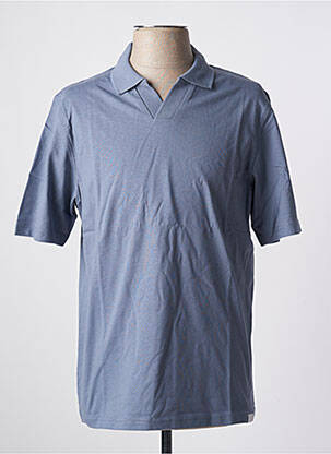 Polo jersey audinys trumpas rankovės mėlyna JACK & JONES vyras
