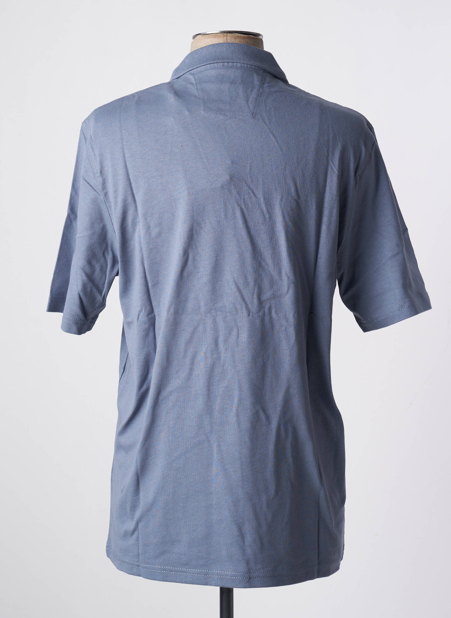 Polo jersey audinys trumpas rankovės mėlyna JACK & JONES vyras