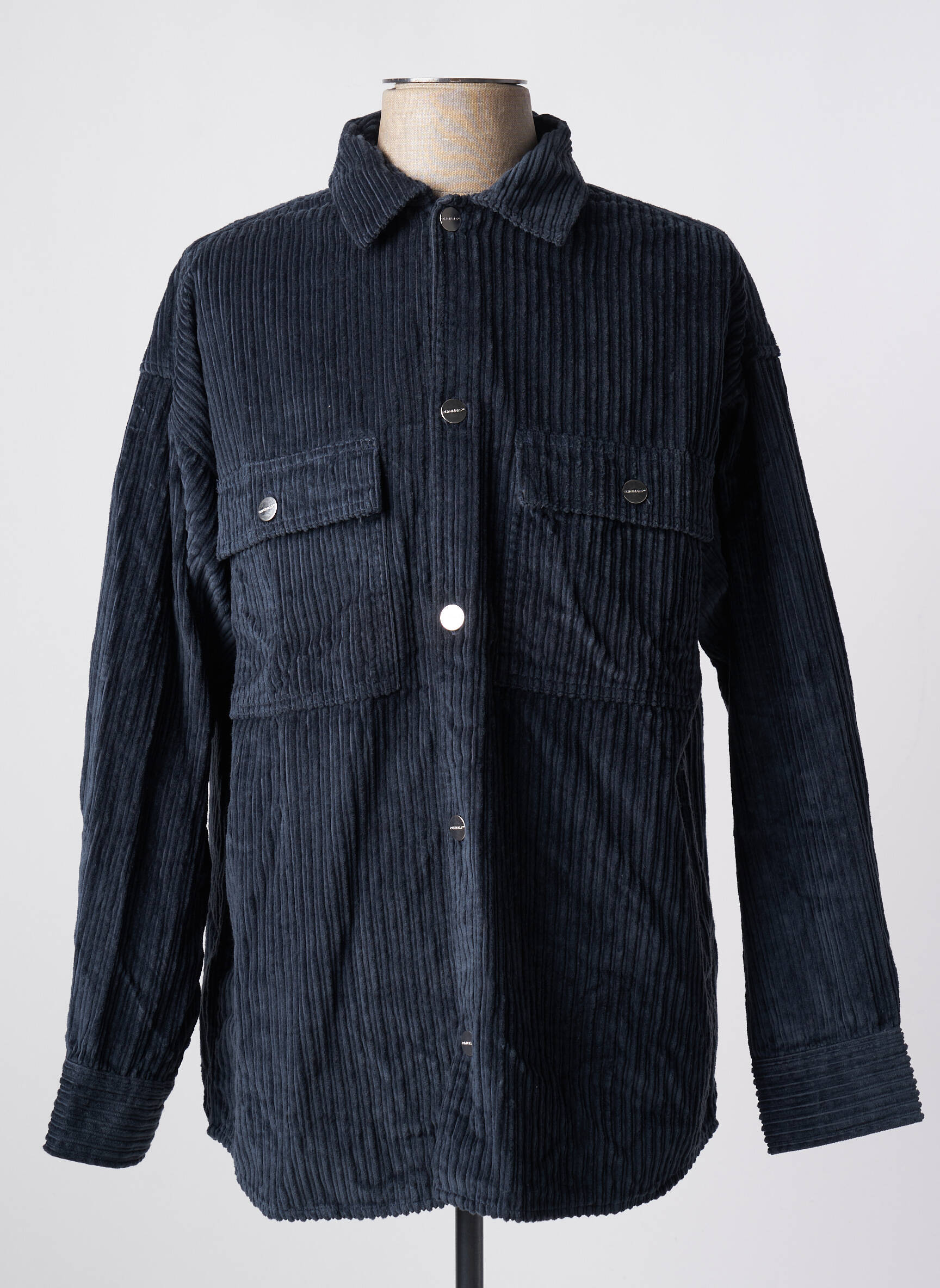 Ilgomis rankovėmis marškinys kišenės mėlyna JACK & JONES vyras