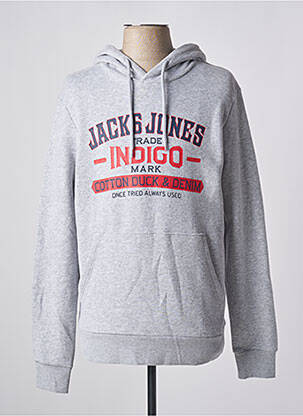 Kapišonas apvalus kaklas ilgos rankovės pilka JACK & JONES vyras