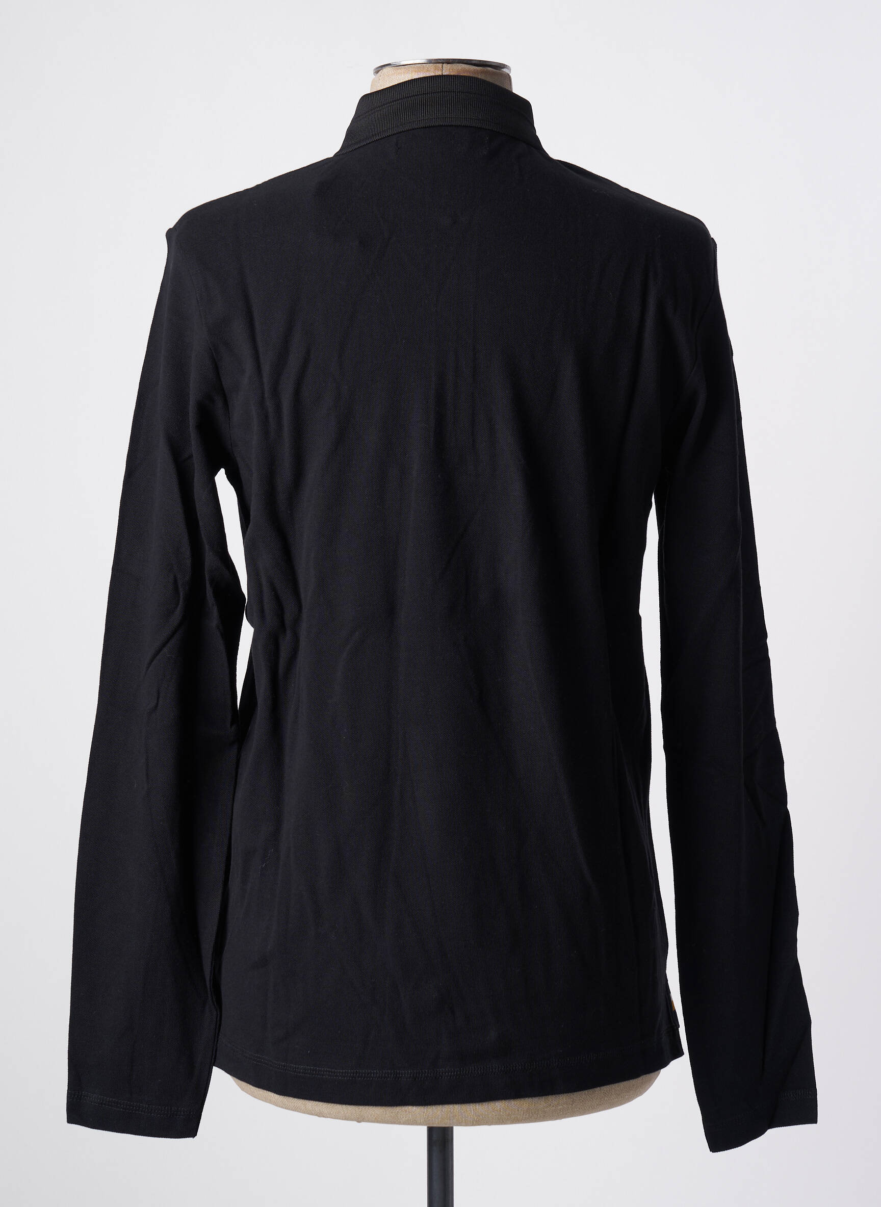 Polo ilgos rankovės ilgos rankovės juodas JACK & JONES vyras