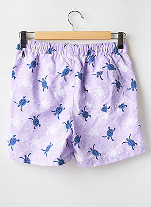 Maudymosi šortas popelinos audinys, kuris pasižymi lygiu ir tankiu paviršiumi. violetinis JACK & JONES vyras