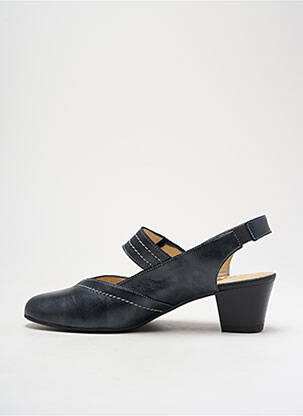 Sandalai/nu pėdos satino audinys kulnas nuo 4 iki 6 cm juodas ARTIKA SOFT moteris