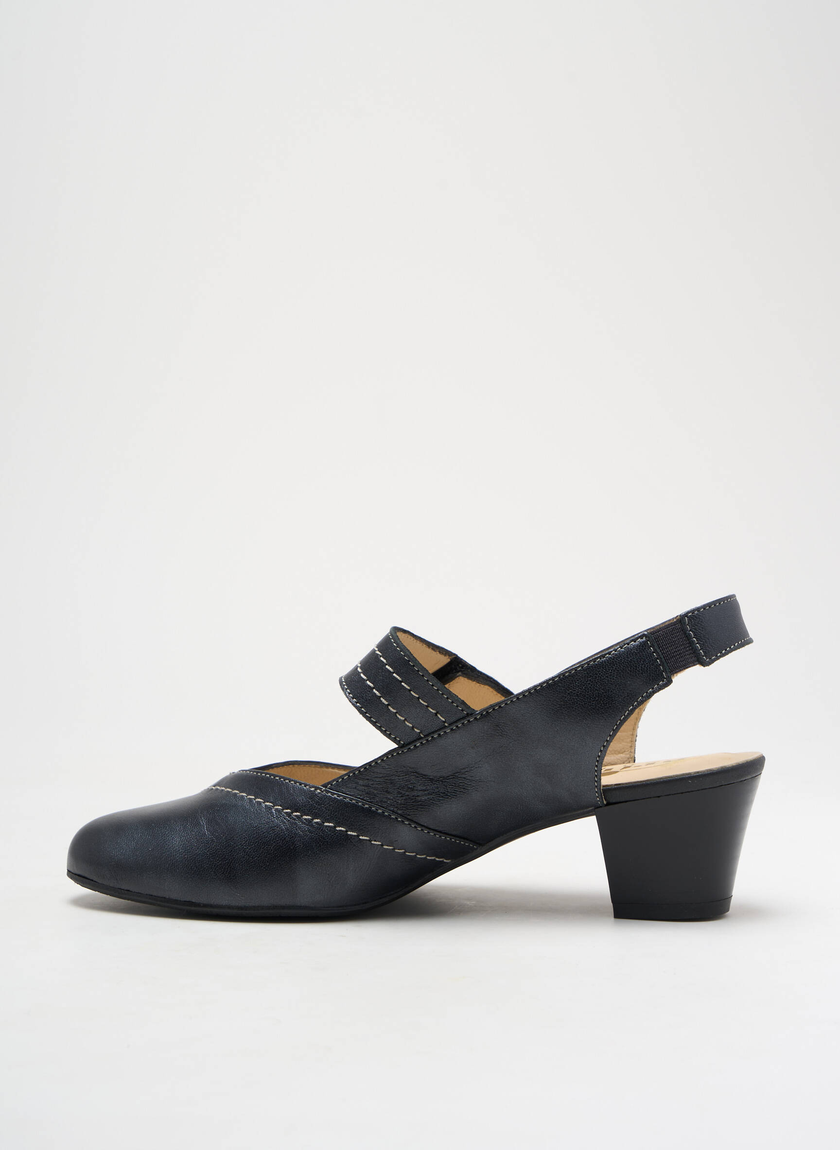 Sandalai/nu pėdos satino audinys kulnas nuo 4 iki 6 cm juodas ARTIKA SOFT moteris